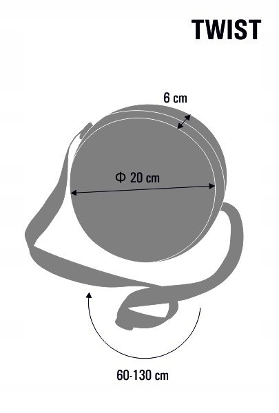 Torebka filcowa - TWIST MATRIOSZKI