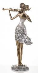 Figurka Kobieta Grająca na skrzypcach 25x13,5x6,5cm