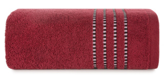 Ręcznik FIORE czerwony 50x90 Eurofirany