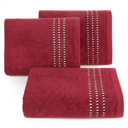 Ręcznik FIORE czerwony 70x140 Eurofirany