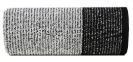 Ręcznik LEON czarno biały 50x90 - Eurofirany
