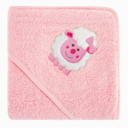 Ręcznik z kapturkiem BABY31 różowy Eurofirany