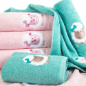 Ręcznik z kapturkiem BABY31 różowy Eurofirany