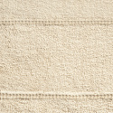 Ręcznik MARI beżowy z welurową bordiurą 70x140 Eurofirany