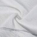 Ręcznik MARI biały z welurową bordiurą 70x140 Eurofirany