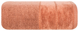 Ręcznik MARI cegła z welurową bordiurą 30x50 Eurofirany