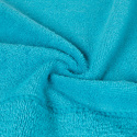 Ręcznik MARI jany turkus z welurową bordiurą 70x140 Eurofirany