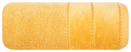 Ręcznik MARI musztardowy z welurową bordiurą 70x140 Eurofirany