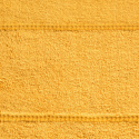 Ręcznik MARI musztardowy z welurową bordiurą 70x140 Eurofirany