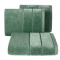 Ręcznik MARI zielony z welurową bordiurą 70x140 Eurofirany