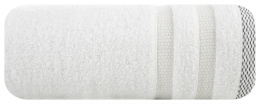 Ręcznik RIKI biały z bordiurą 30x50 Eurofirany