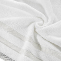 Ręcznik RIKI biały z bordiurą 70x140 Eurofirany