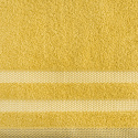 Ręcznik RIKI musztardowy z bordiurą 70x140 Eurofirany