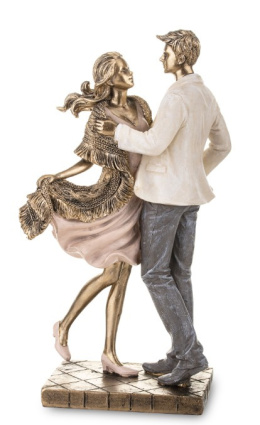 Figurka Tańcząca Para z szalem 25x11x8