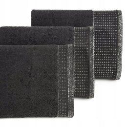 Ręcznik LUNA czarny 30x50 - Eurofirany