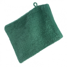 Ręcznik Myjka GŁADKI1 ciemno zielony 16x21 - Eurofirany