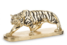 Figurka Tygrys 19x45x12cm złota