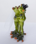 Figurka żaba małżeństwo 16,5x9x8cm