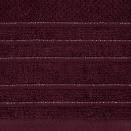 Ręcznik GLORY3 bordowy 70x140 Eurofirany