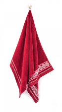 Ręcznik Zwoltex Rondo 2 - MAGENTA 50x90