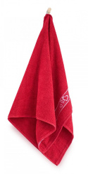 Ręcznik w pudełku 50x90 SERDUSZKA czerwony Zwoltex