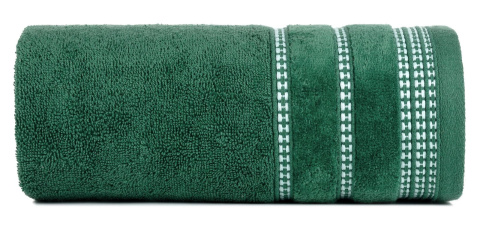 Ręcznik AMANDA ciemno zielony 70x140 - Eurofirany