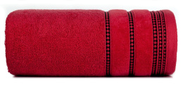 Ręcznik AMANDA czerwony 70x140 - Eurofirany