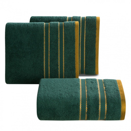 Ręcznik KRISTI ciemno zielony 70x140 - Eurofirany