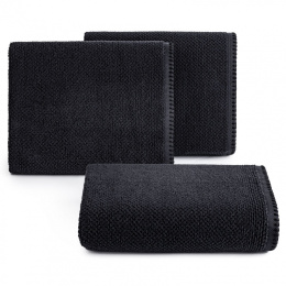 Ręcznik MABEL czarny 50x90 - Eurofirany