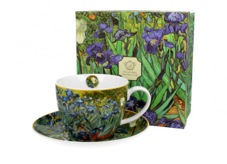 Filiżanka jumbo ze spodkiem 470ml Vincent Van Gogh - Irises