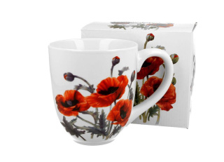 Kubas 1000ml CLASSIC POPPIES porcelana kostna