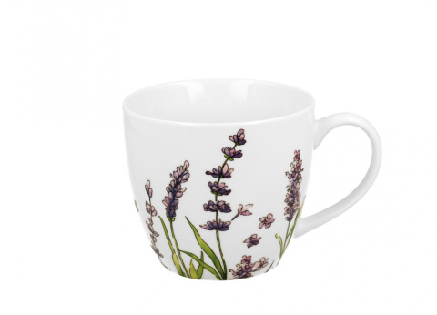 Kubek porcelanowy CLASSIC LAVENDER 460ml serce