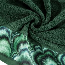 Ręcznik ESTELA 70x140 ciemno zielony Eurofirany