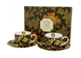 2 filiżanki espresso ze spodkami 110ml William Morris - Chrysanthemum