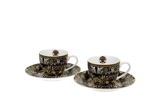 2 filiżanki espresso ze spodkami 110ml William Morris - Acanthus Leaves