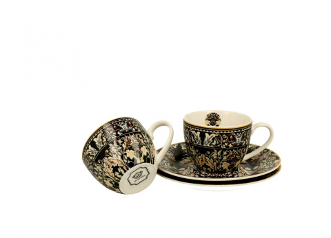 2 filiżanki espresso ze spodkami 110ml William Morris - Acanthus Leaves