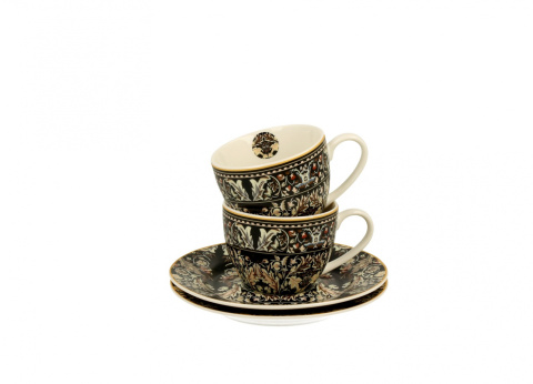 2 filiżanki espresso ze spodkami 110ml William Morris - Acanthus Leaves