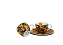 2 filiżanki espresso ze spodkami 110ml William Morris - Cray Floral