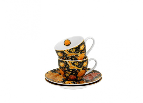 2 filiżanki espresso ze spodkami 110ml William Morris - Cray Floral