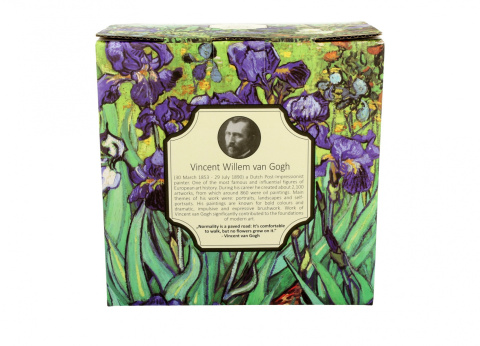 Porcelanowy dzbanek z filiżanką i spodkiem Vincent Van Gogh IRISES