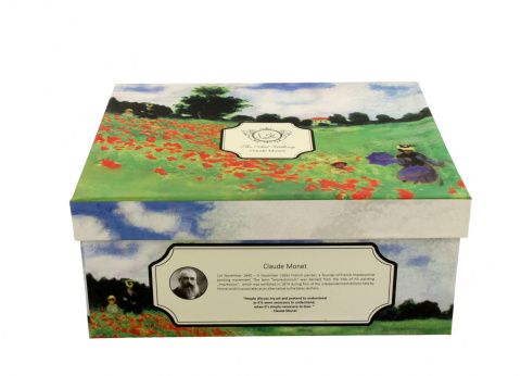 2 filiżanki ze spodkami 280ml Claude Monet - POPPY FIELD