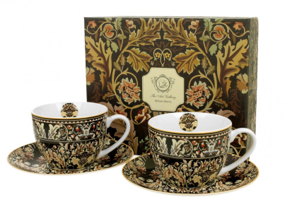 2 filiżanki ze spodkami 280ml William Morris - Acanthus Leaves