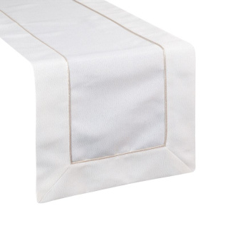 Bieżnik BLANCA kremowo złoty 40x140cm Eurofirany