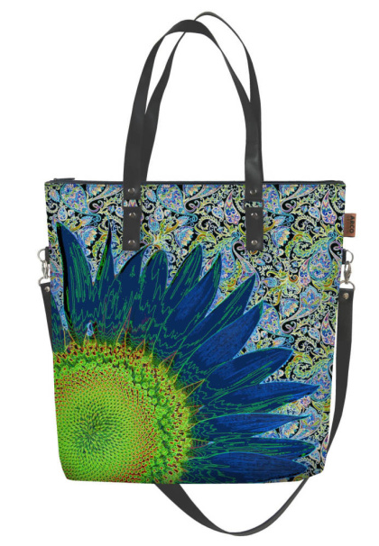 Torba shopper MAXA - BLUE FLOWER