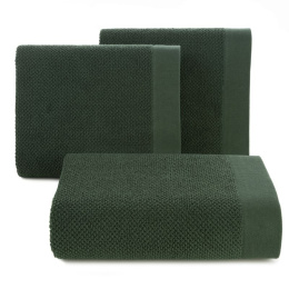 Ręcznik RISO ciemno zielony 70x140 - Eurofirany