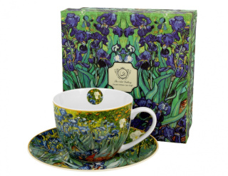 Filiżanka 270 ml ze spodkiem IRISES by Vincent Van Gogh