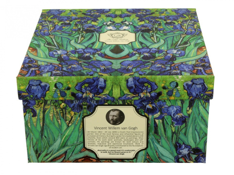 Filiżanka jumbo ze spodkiem 400ml IRISES by Vincent Van Gogh