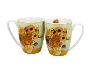 Komplet 2 kubki 380 ml SUNFLOWERS by V. van Gogh