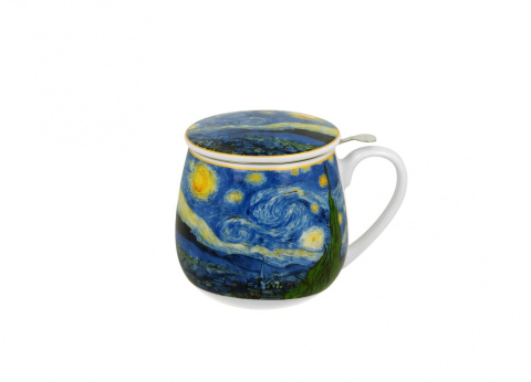 Kubek baryłka z zaparzaczem 430 ml STARRY NIGHT by Van Gogh