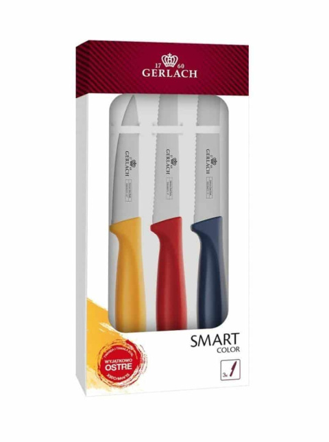 Smart Color Gerlach Komplet 3 noży kuchennych